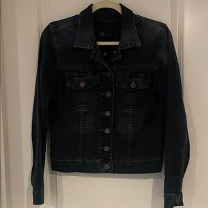 Kut from the Kloth Dark Denim Jacket Size Medium